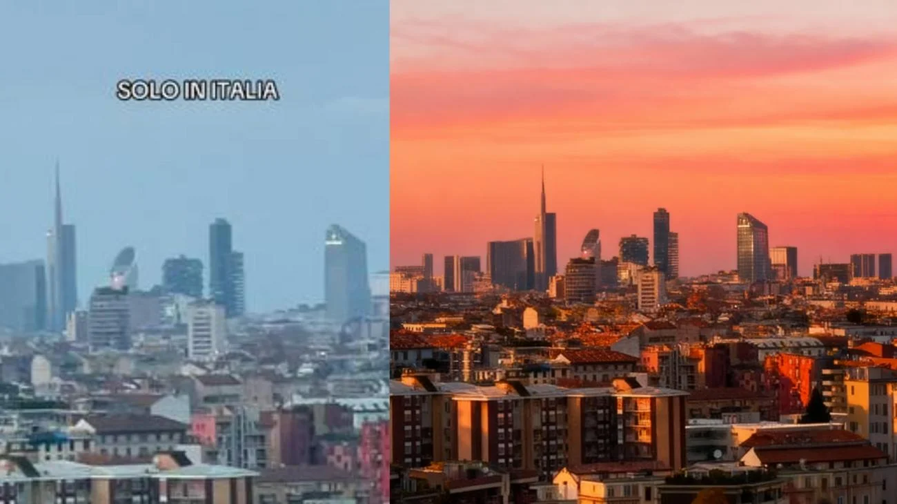 🇮🇹Dal 16° piano Come appare Milano 🇬🇧 From the 16th floor: What Milan looks like.#italy #bello #travel #trend #foruyou"