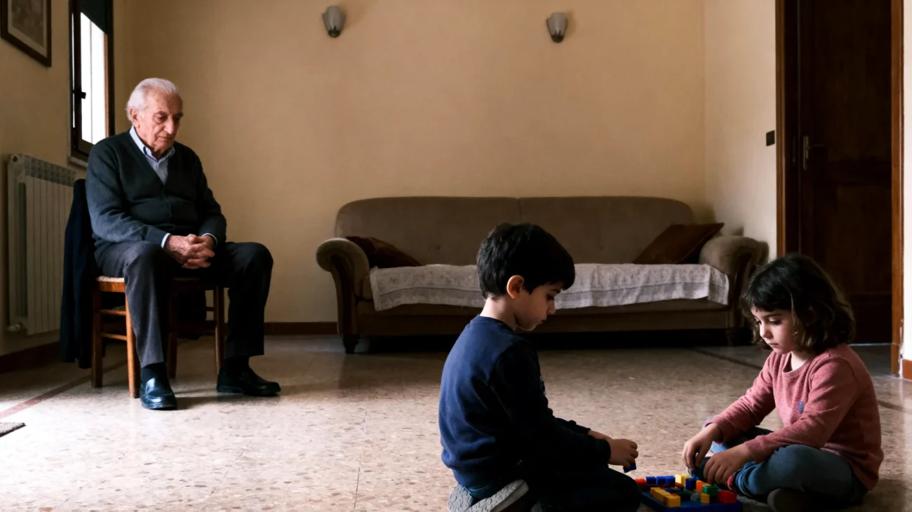 Il nonno fatica a creare momenti di dialogo affettivo con i nipoti bambini, limitandosi ad attività pratiche senza riuscire a esprimere emozioni, affetto verbale o creare una connessione emotiva profonda"
