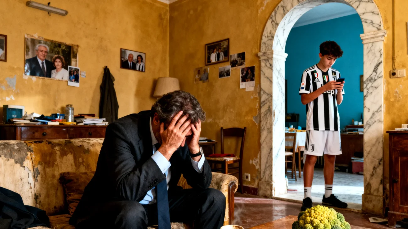 Un papà che lavora molto si accorge di passare poco tempo di qualità con il figlio adolescente, limitandosi a interazioni superficiali e sentendosi sempre più distante da lui"